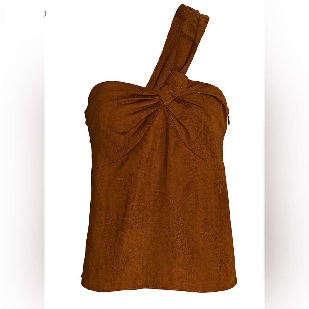 NWT VERONICA BEARD “Belinda” One-Shoulder Top - Size 0